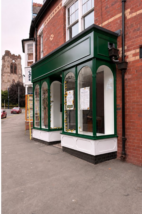 Shopfront after professional repaint by Shane Williams Painter